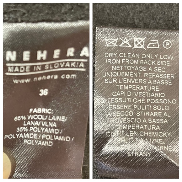 Nehera wool blend Asymetric tunic - Picture 9 of 10